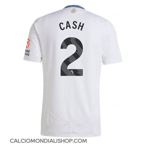 Maglie da calcio Aston Villa Matty Cash #2 Seconda Maglia 2024-25 Manica Corta